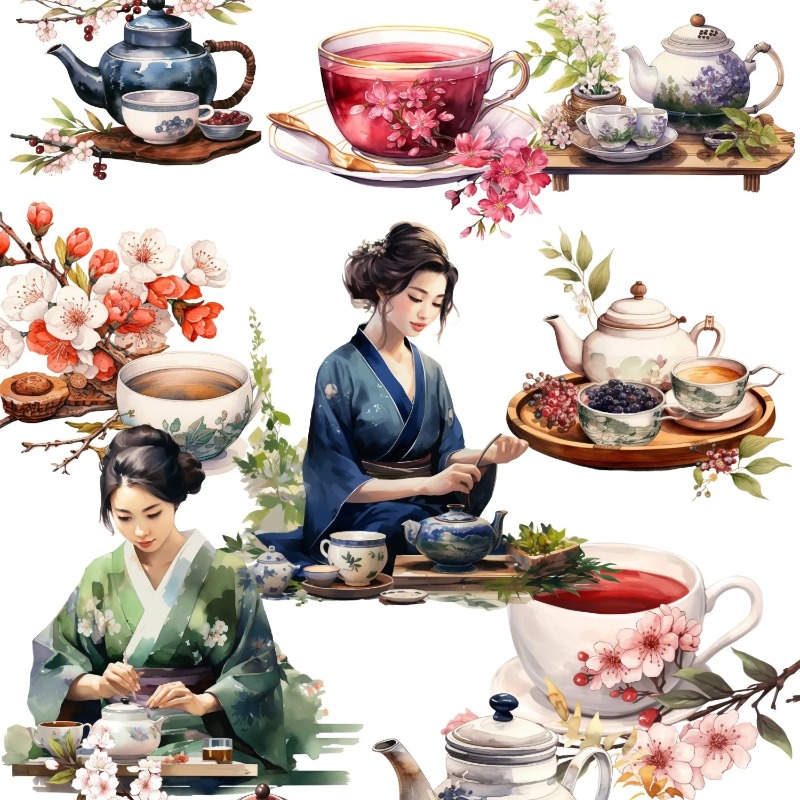Cute Watercolor Tea Ceremony,  - Art Craft 6 Year Old review and price