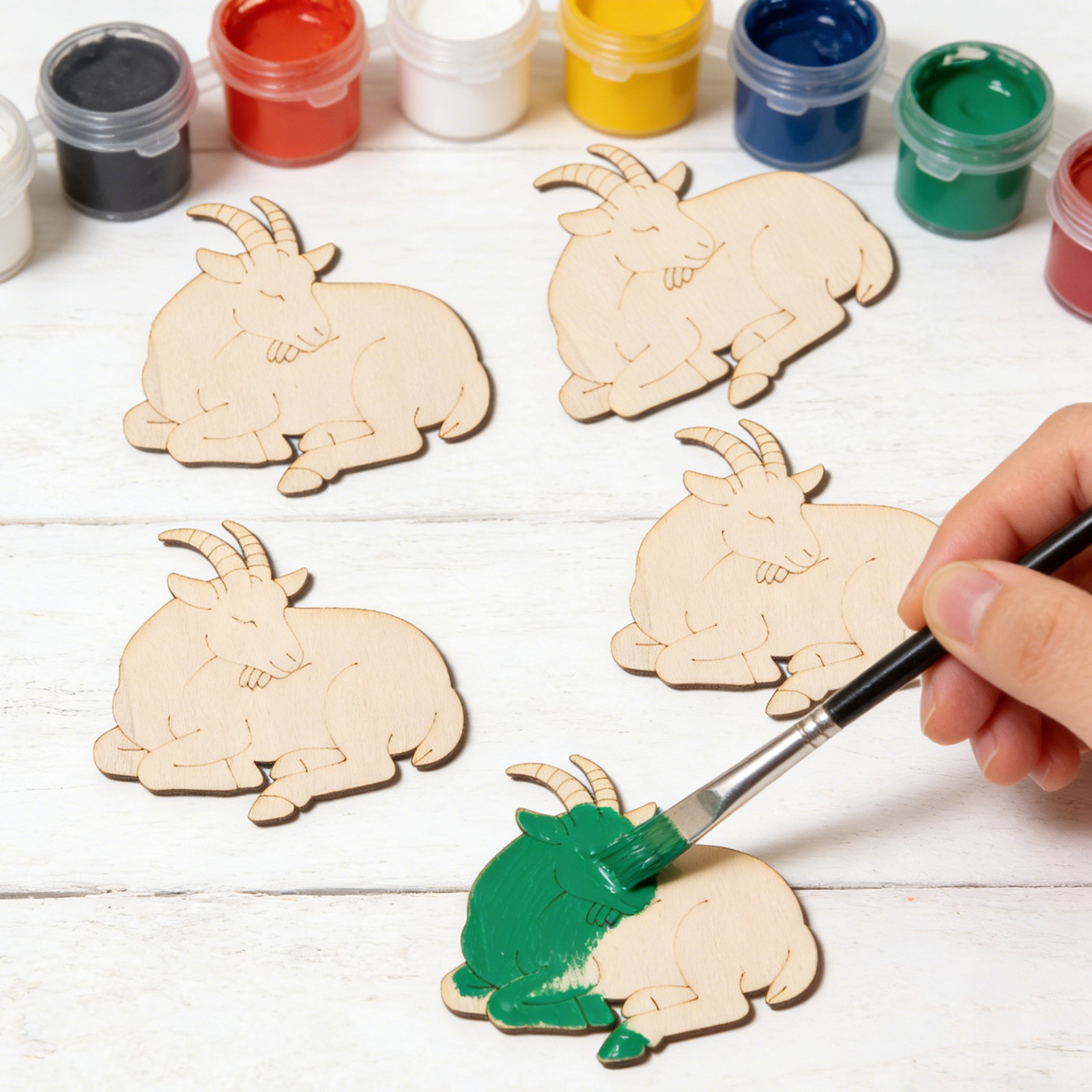10pcs/set Unfinished Wood Shee - Art Craft Animals review and price