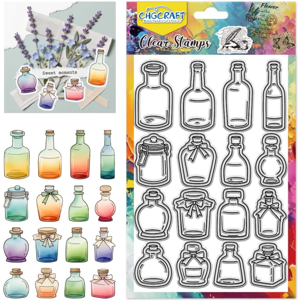 Various Bottle Style Clear Sta - Stamping Ink Pad review and price