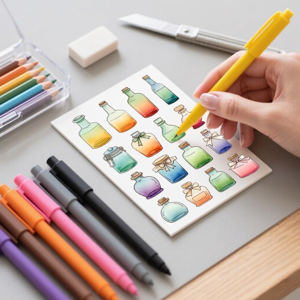 Various Bottle Style Clear Sta - Stamping Ink Pad review and price