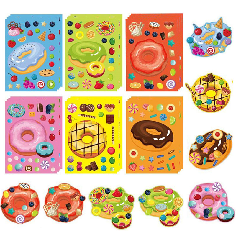 Make a Face Donut Stickers for - Art Craft For Toddlers review and price