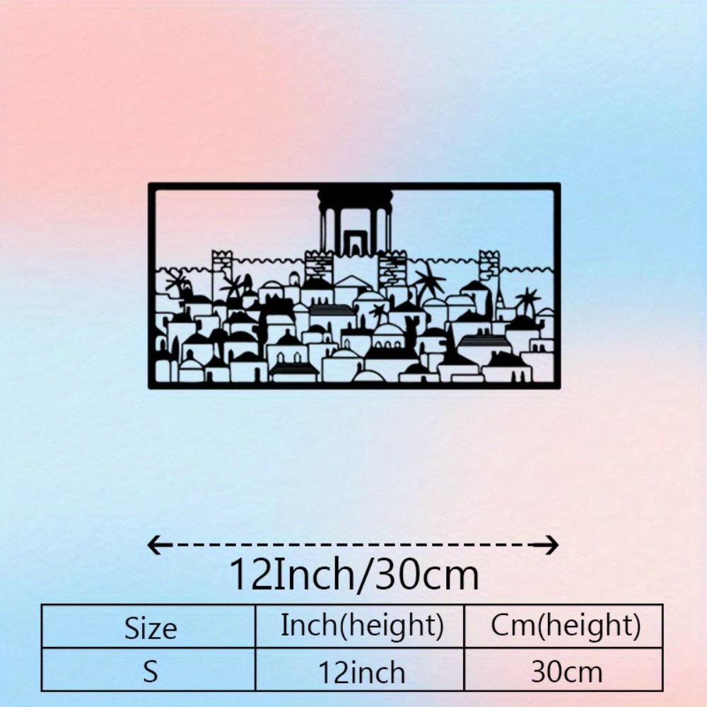 CIFBUY Metal Wall Art Jerusale - Art & Craft Kortingscode review and price