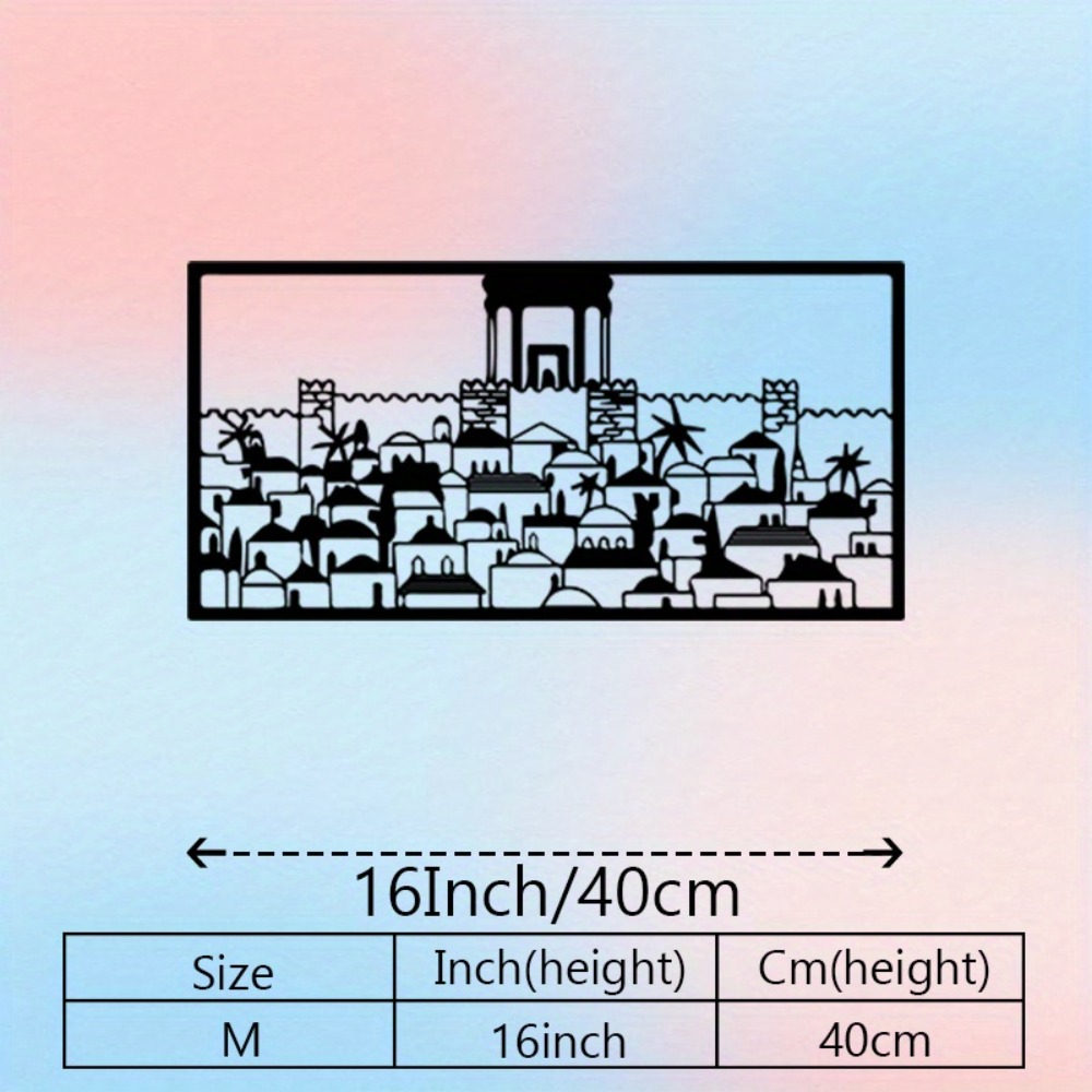 CIFBUY Metal Wall Art Jerusale - Art & Craft Kortingscode review and price